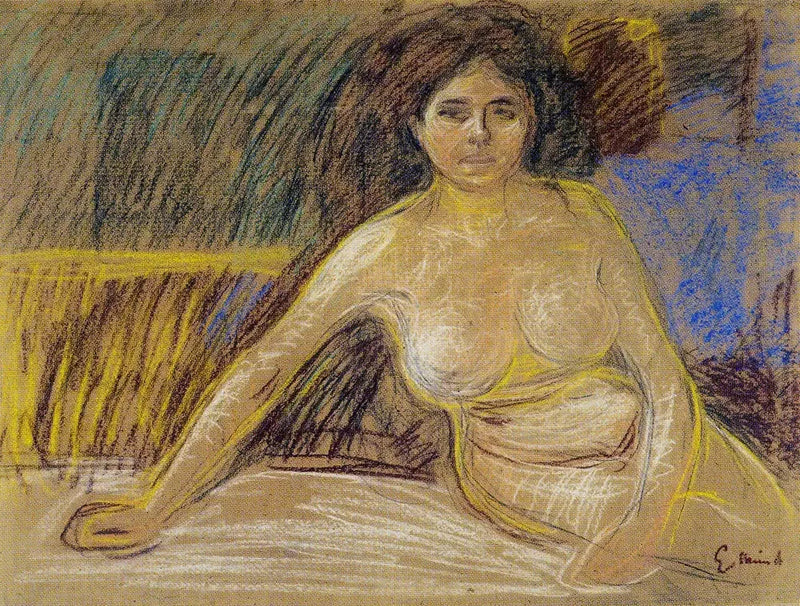 Nu sentado - Edvard Munch