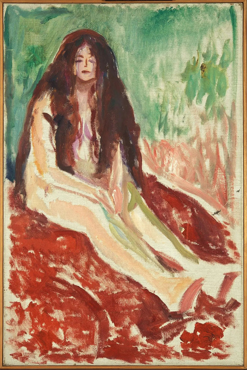 Nu sentado - Edvard Munch