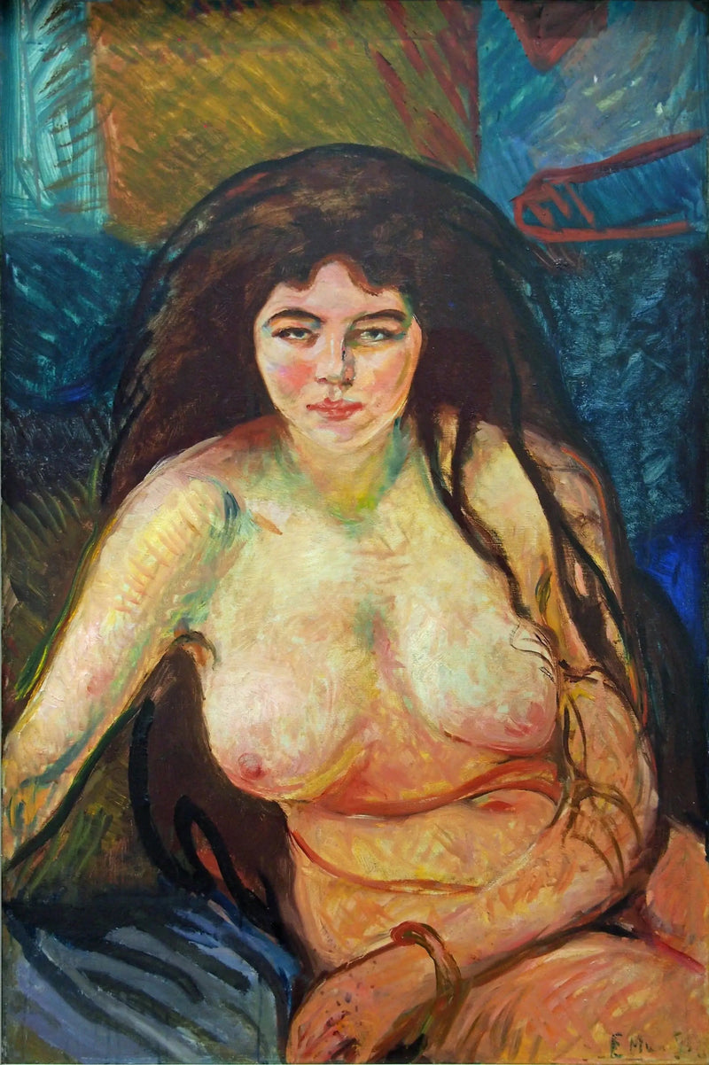 Nu sentado - Edvard Munch