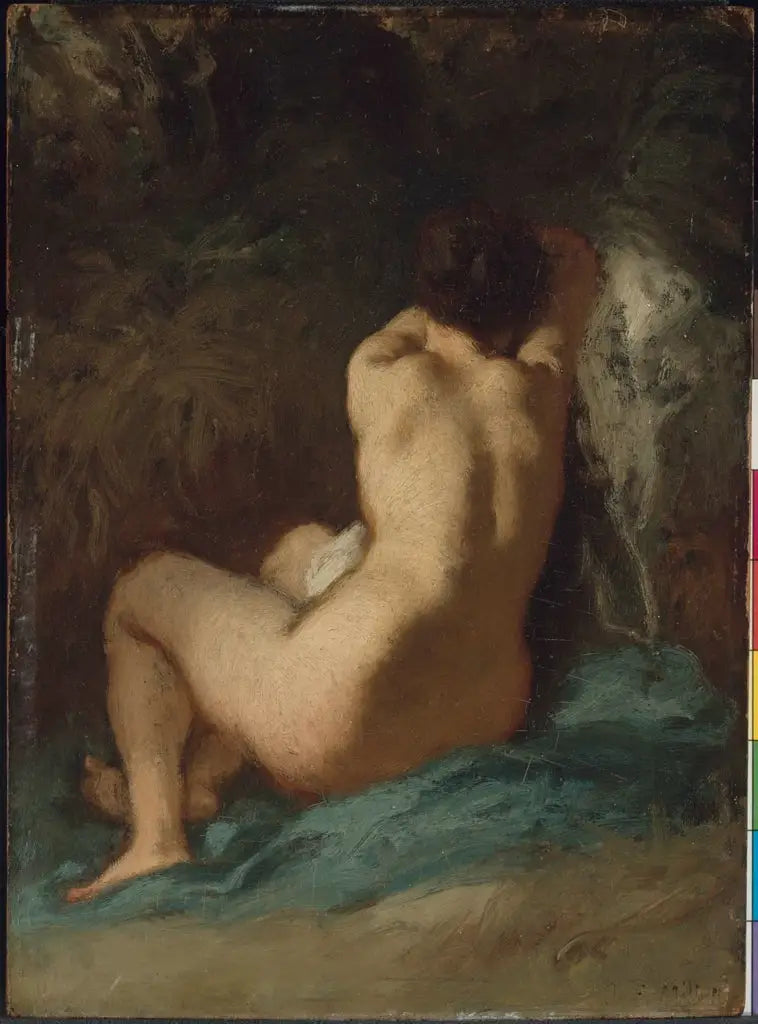 Nu sentado (Les Regrets) - Jean-François Millet