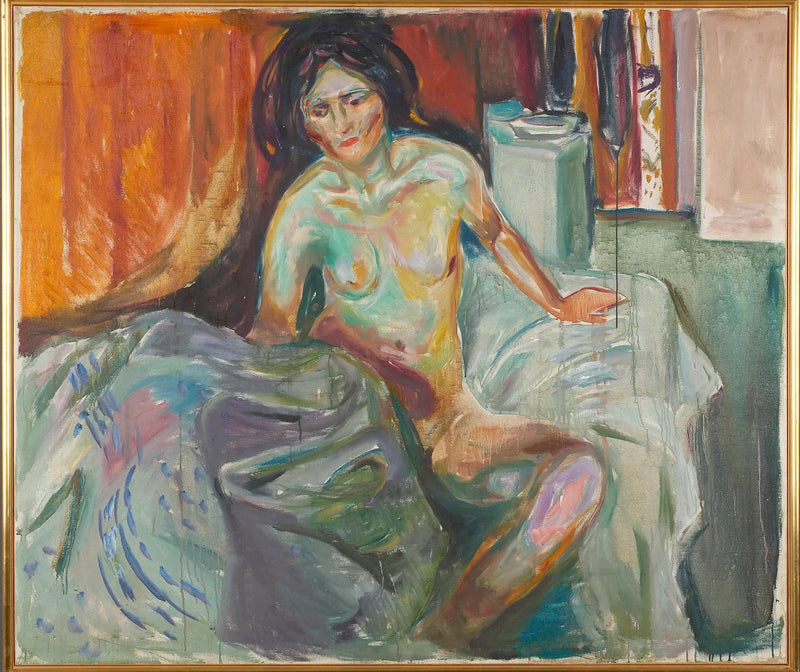 Nu sentado: manhã - Edvard Munch
