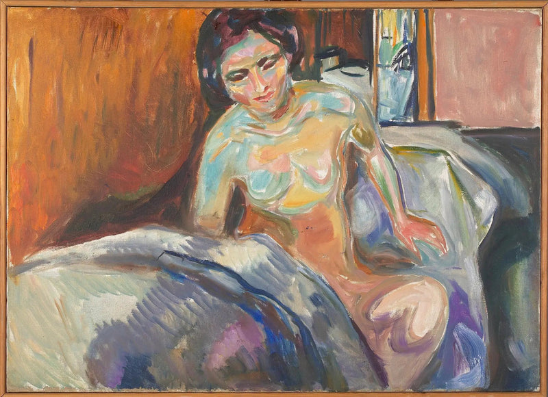 Nu sentado: manhã - Edvard Munch