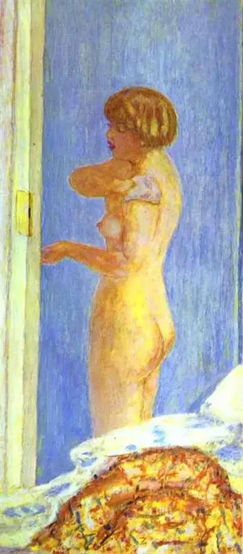 Nu au couvre-pieds - Pierre Bonnard image 1 reproduction de peinture à l’huile