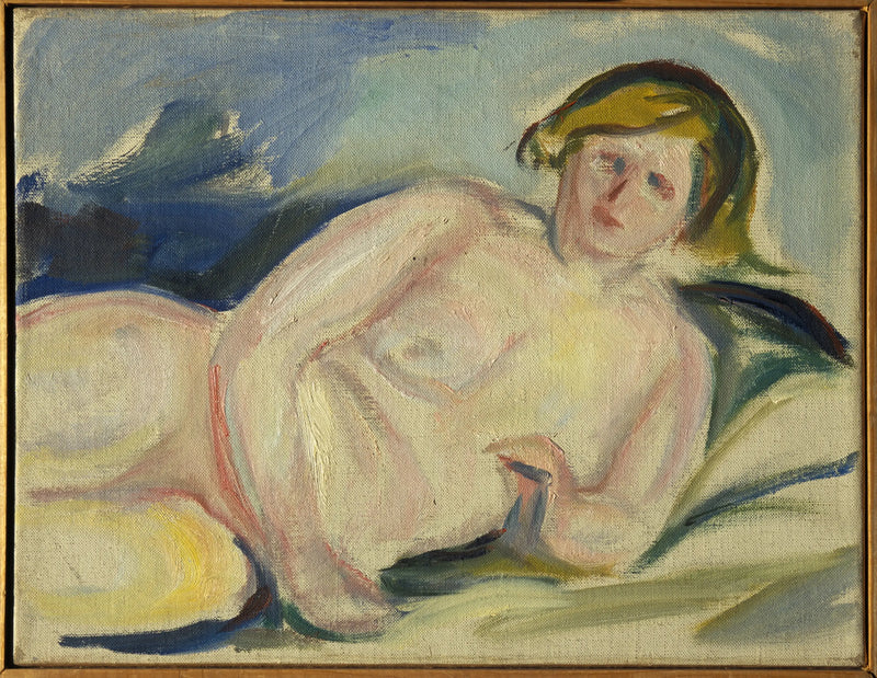 Nu deitado - Edvard Munch
