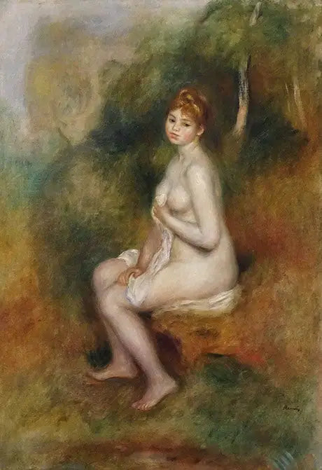 Nu em uma paisagem - Pierre-Auguste Renoir
