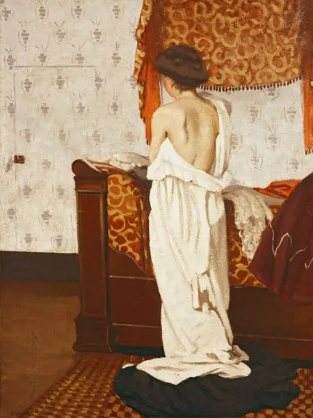 Nu de costas em um interior - Félix Vallotton