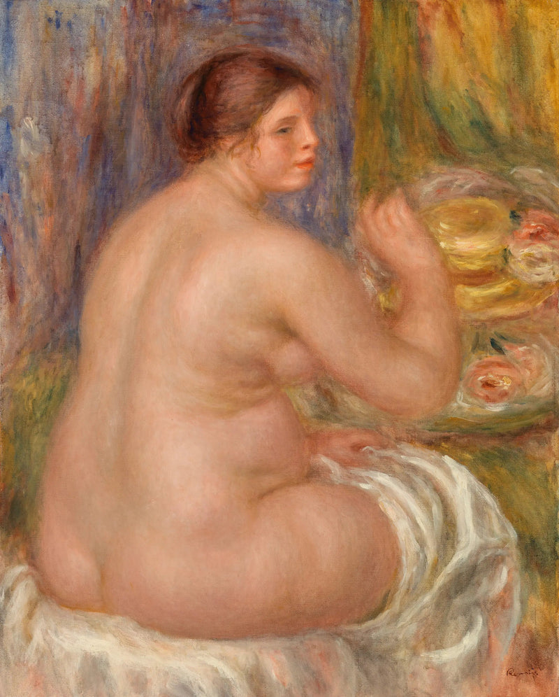 Nu de costas - Pierre-Auguste Renoir