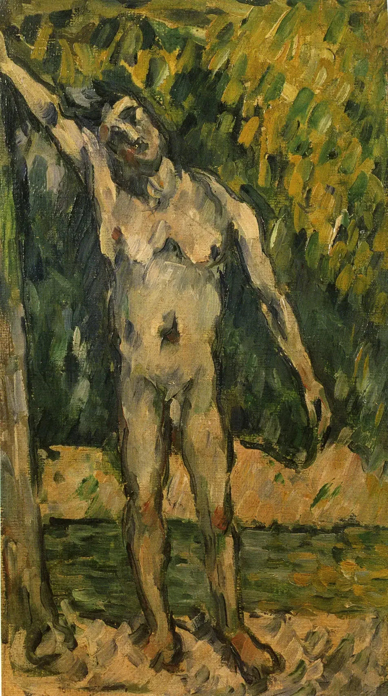 Nu de jovem banhista - Paul Cézanne