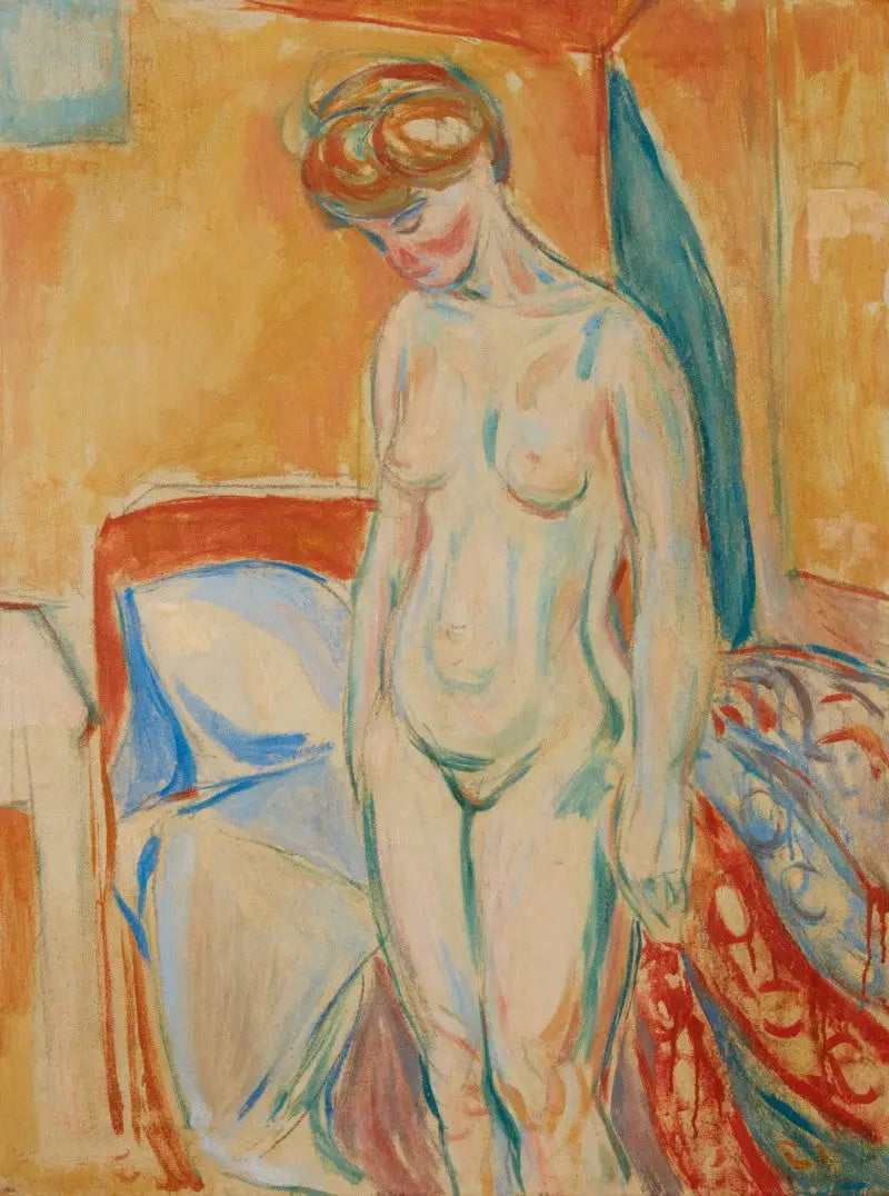 Nu em pé - Edvard Munch