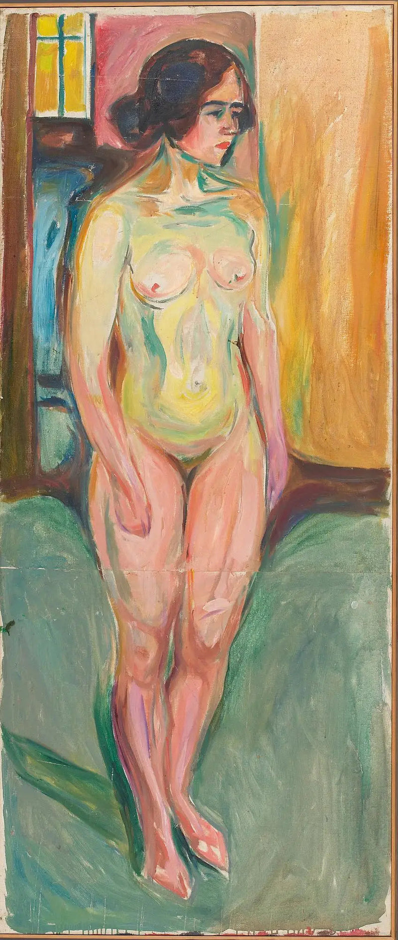 Nu em pé: meio-dia - Edvard Munch