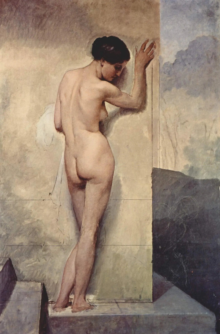 Nu feminino - Francesco Hayez