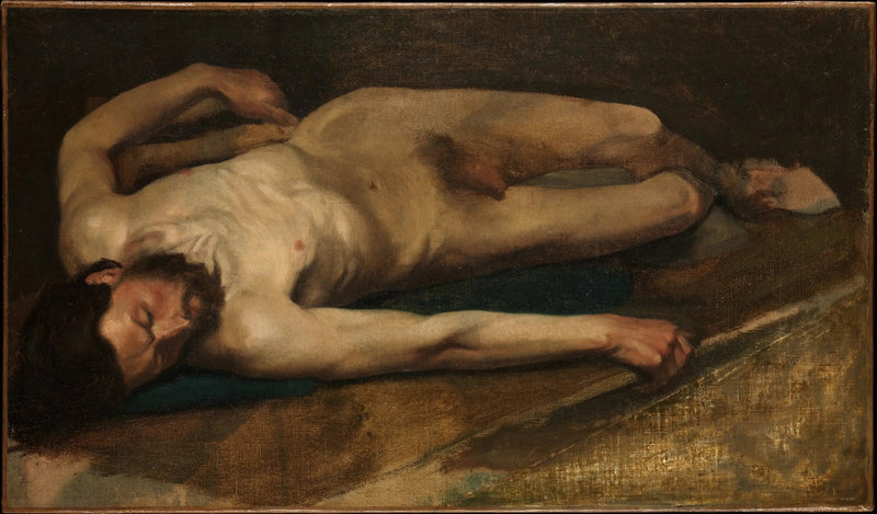 Nu masculino - Edgar Degas