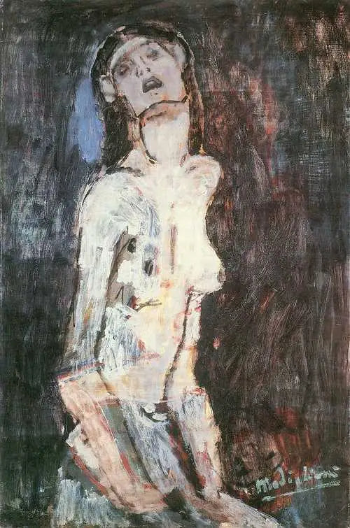 Nu sofrendo - Amedeo Modigliani