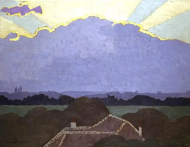 Nuvem em Romanel - Félix Vallotton