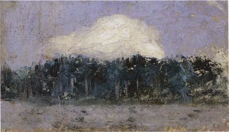 Nuvem branca sobre a floresta - Édouard Vuillard