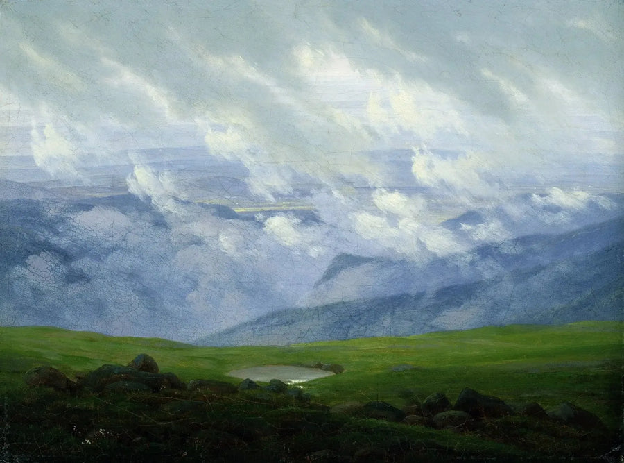 Nuvens em movimento - Caspar David Friedrich
