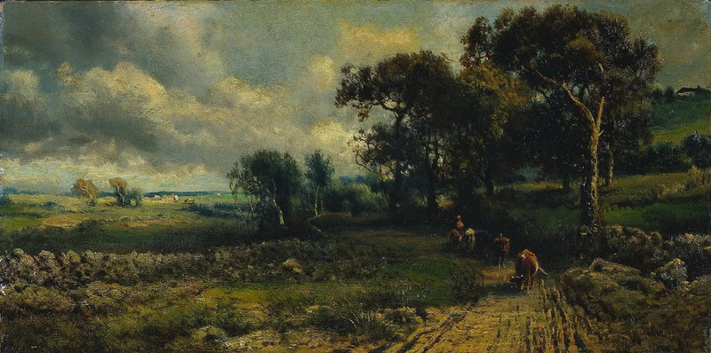 Nuvens de lã - George Inness