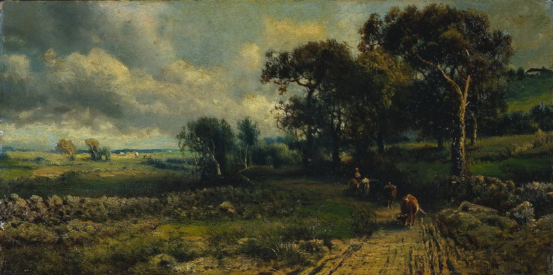 Nuvens de lã - George Inness