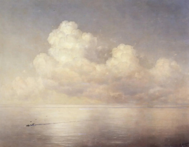 Nuvens sobre o mar, calmo - Ivan Aïvazovski
