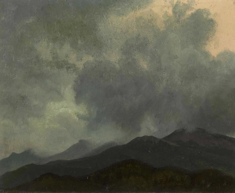 Nuvens turbulentas, Montanhas Brancas, New Hampshire - Albert Bierstadt