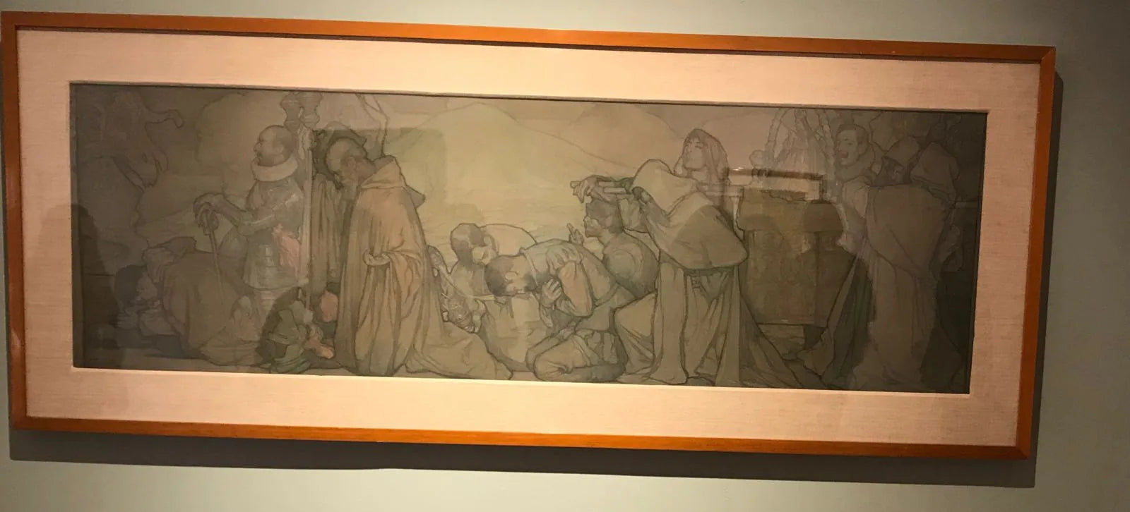 Nuestros Dioses (espagnol) panneau droit - Saturnino Herrán Guinchard image 1 reproduction artisanale de tableau