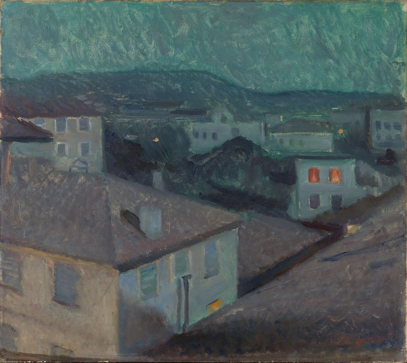 Noite em Nice - Edvard Munch