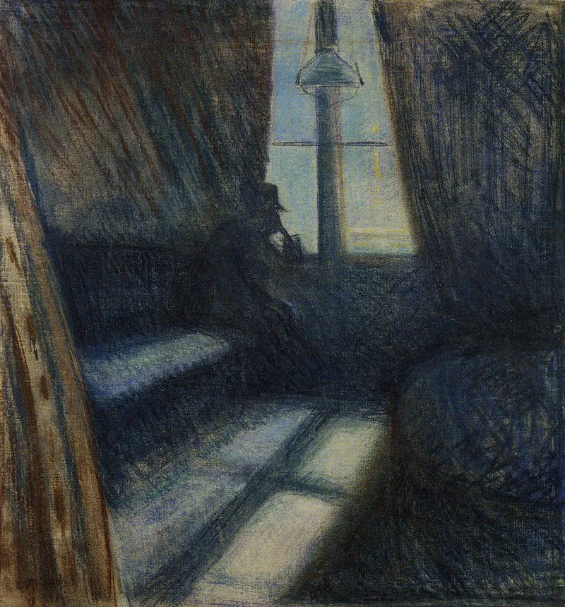 Noite em Saint-Cloud - Edvard Munch