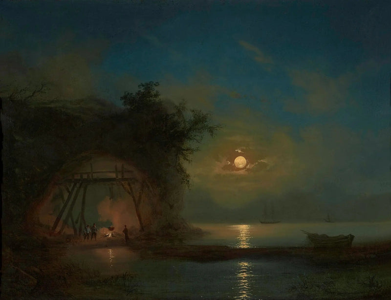 Noite à Luz da Lua - Ivan Aïvazovski