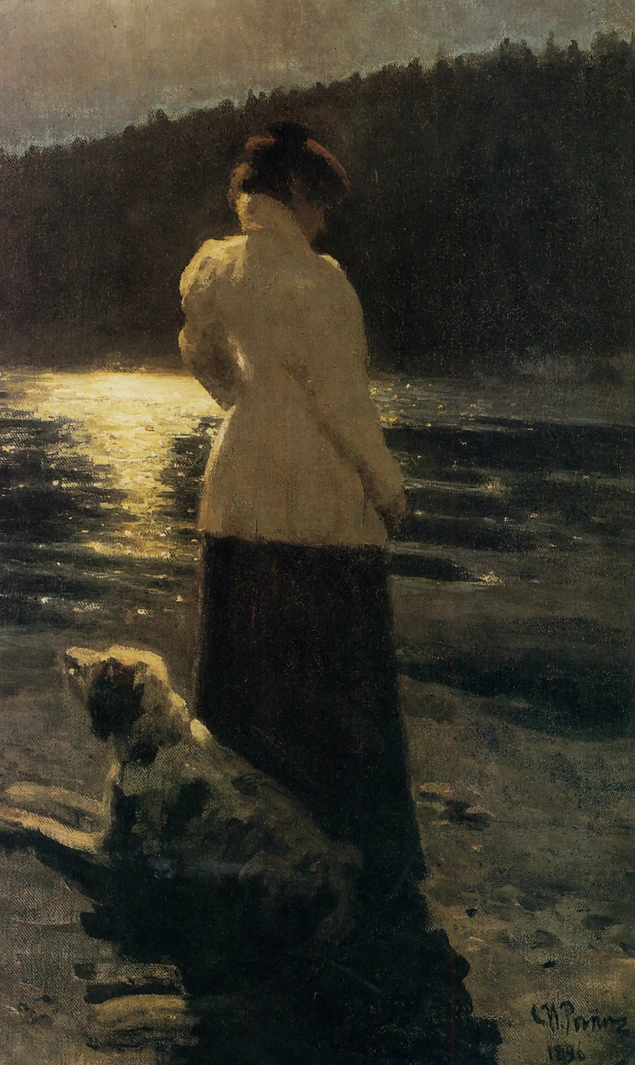 Noite à luz da lua. Zdravnevo - Ilya Repin