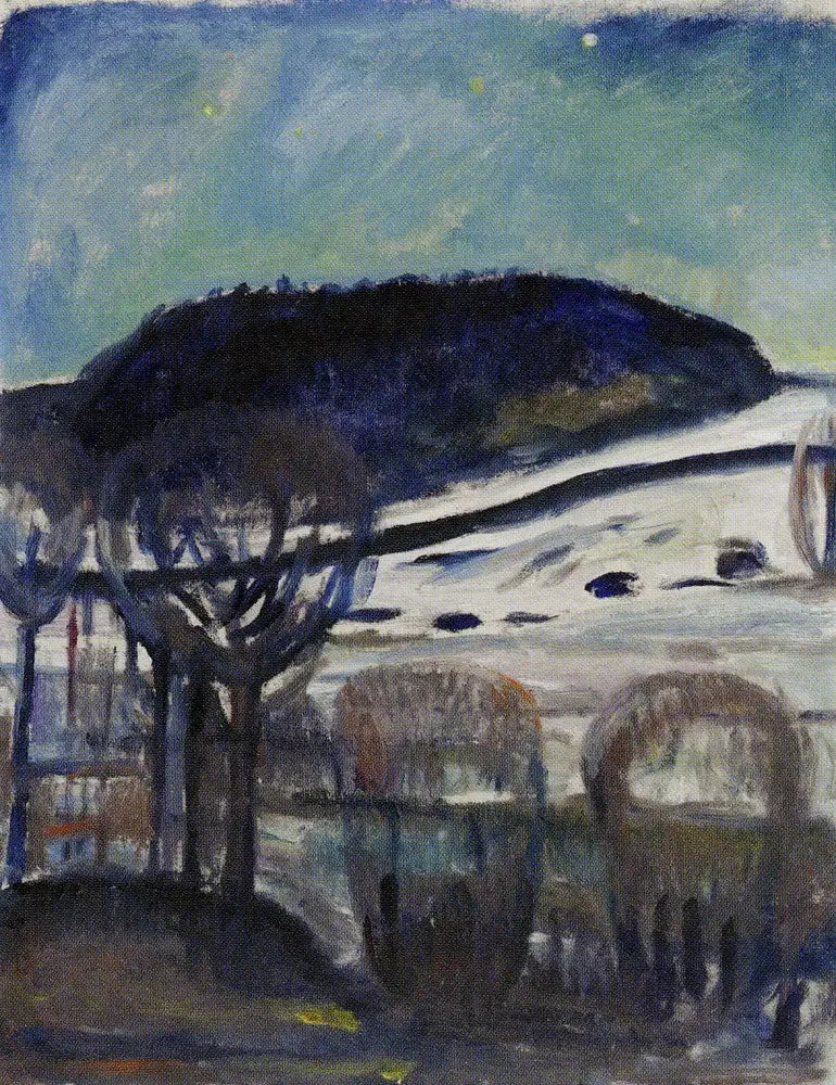 Noite de Inverno - Edvard Munch