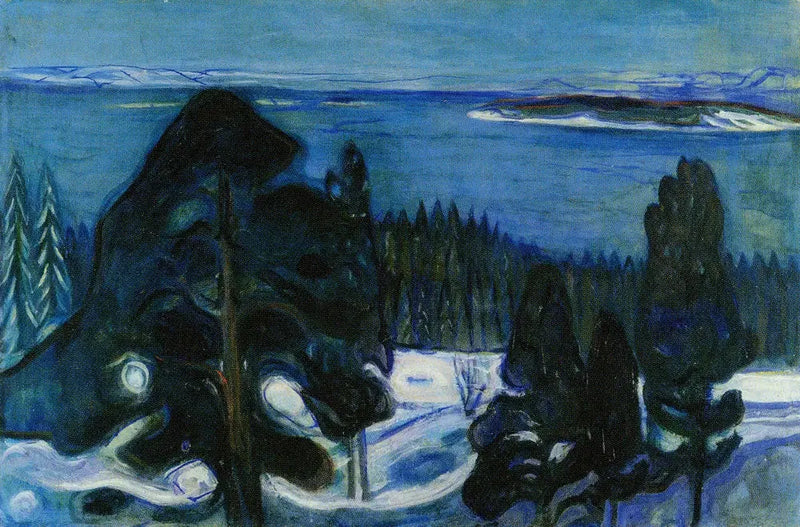Noite de Inverno - Edvard Munch