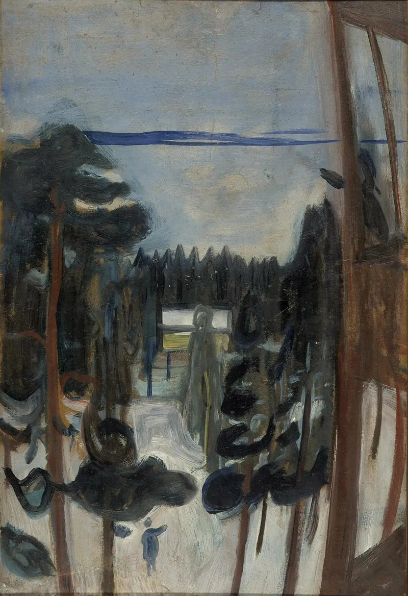 Noite de Inverno - Edvard Munch