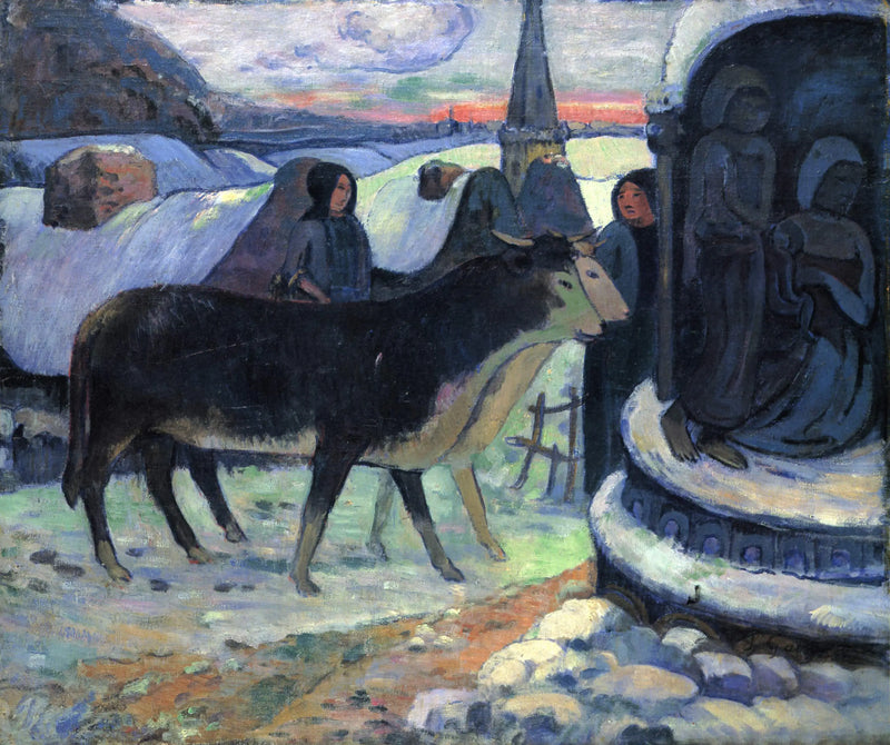 Noite de Natal, A bênção dos bois - Paul Gauguin