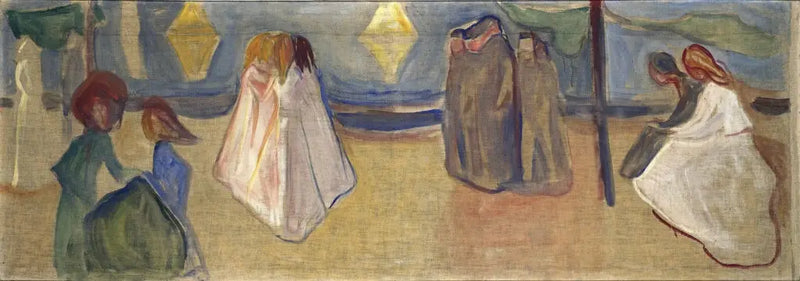 Noite de Verão (Frise Reinhardt) - Edvard Munch