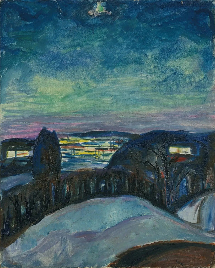 Noite Estrelada - Edvard Munch