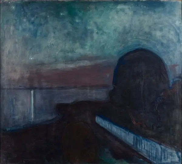 Noite Estrelada - Edvard Munch