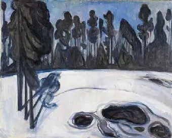Noite Estrelada - Edvard Munch