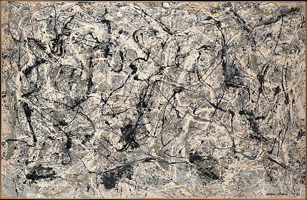 Numéro 28, 1950 - Jackson Pollock image 1 copie peinte à la main à l’huile