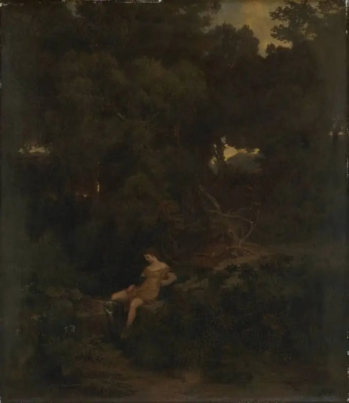 Ninfa na fonte - Arnold Böcklin