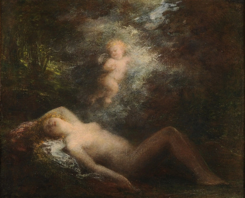 Ninfa Adormecida - Henri Fantin-Latour