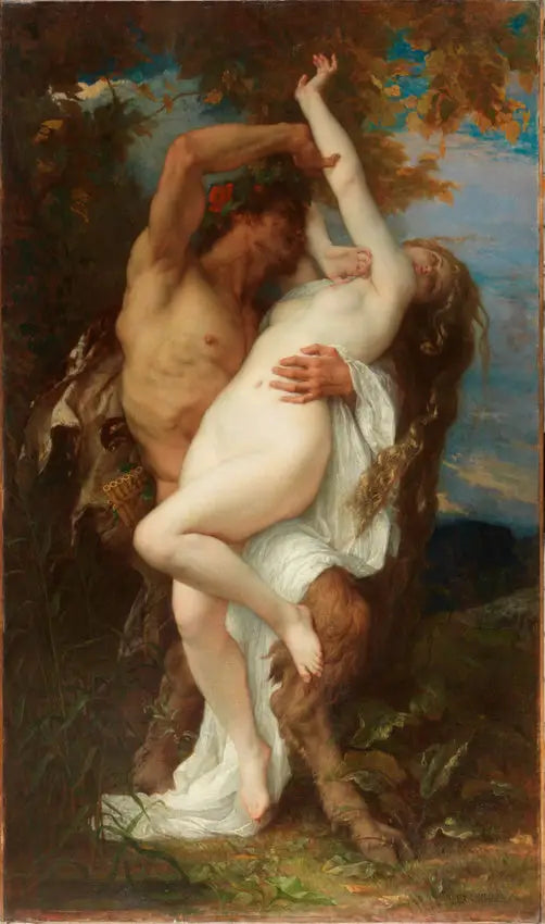Ninfa raptada por um fauno - Alexandre Cabanel