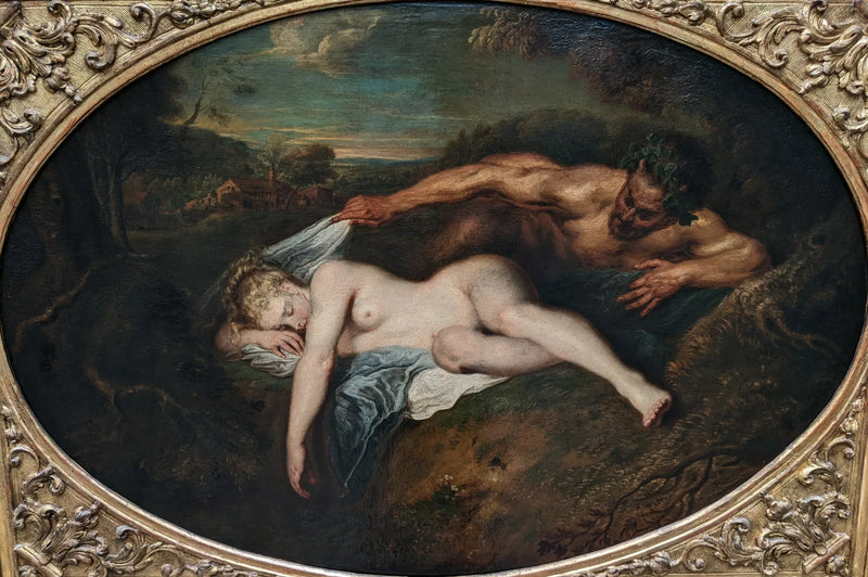 Ninfa e Sátiro - Antoine Watteau