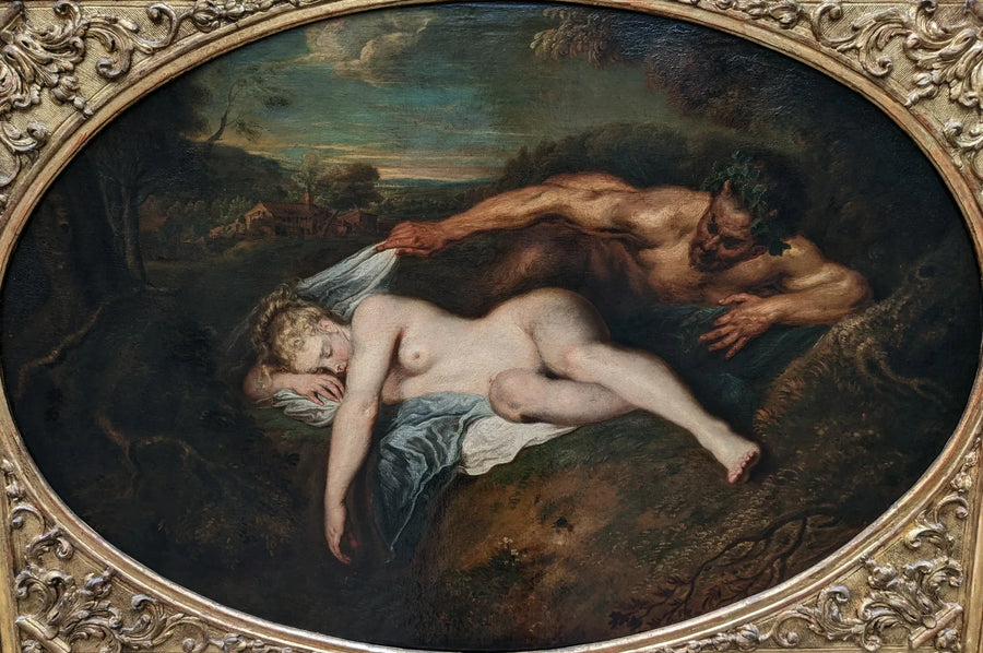 Ninfa e Sátiro - Antoine Watteau