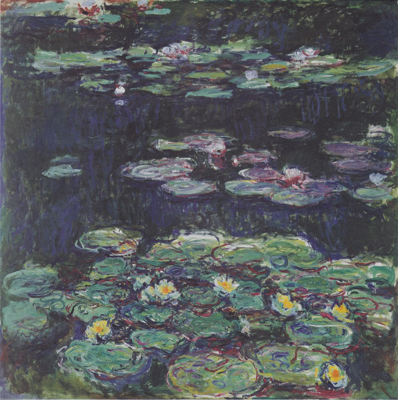 Ninféias brancas e amarelas - Claude Monet