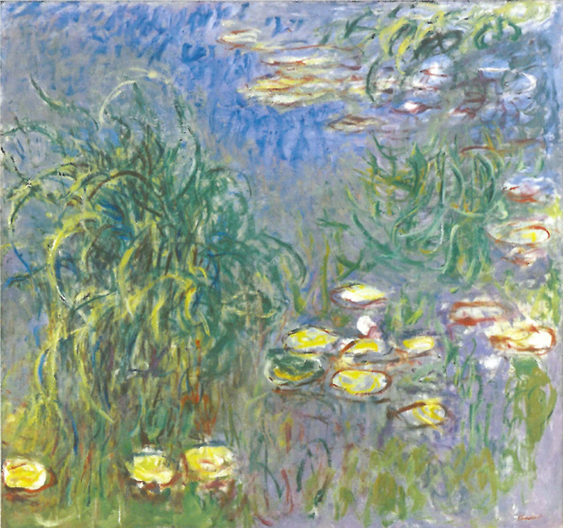 Nenúfares, buquê de ervas, Chichu W1817 - Claude Monet