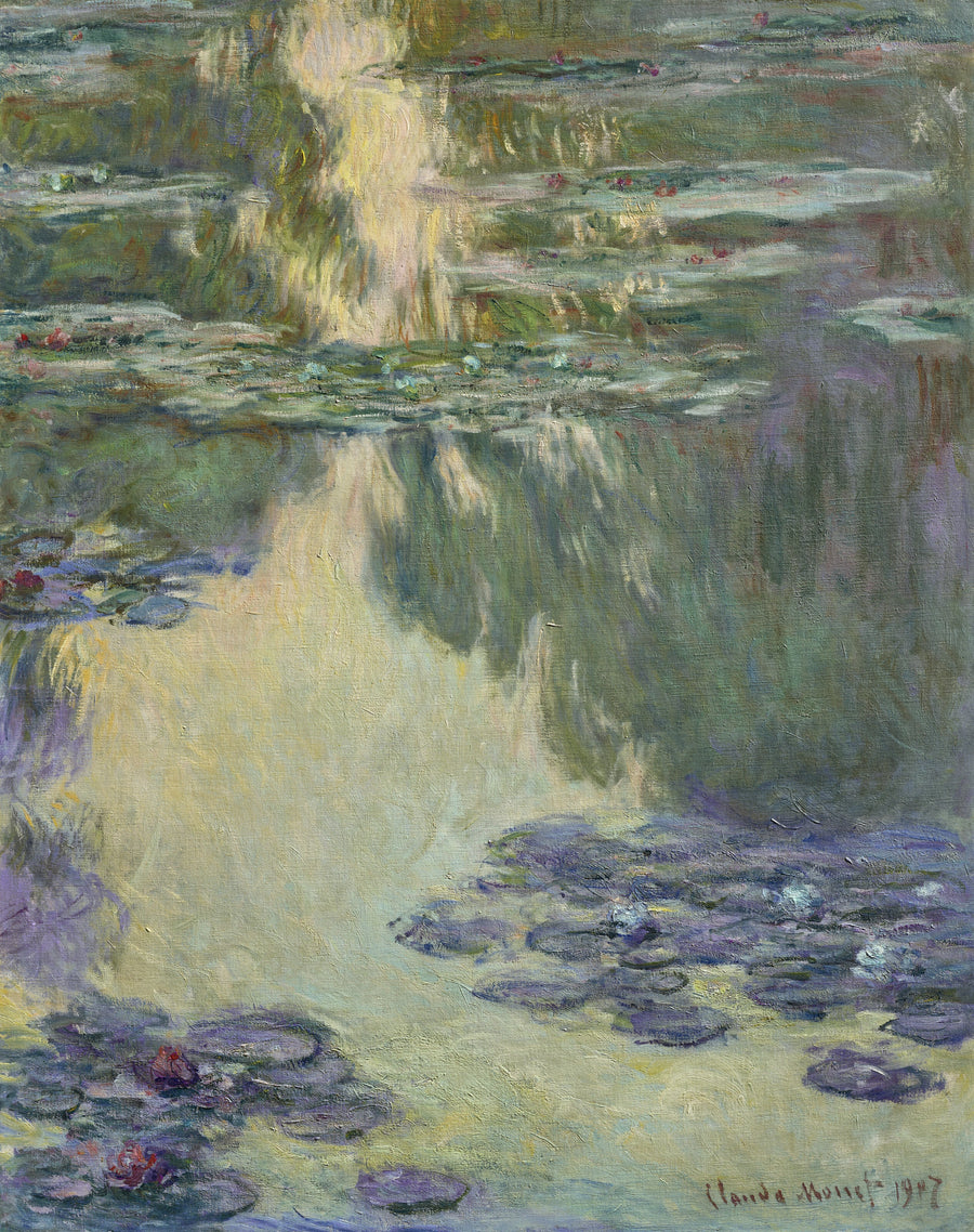 As lírios d'água - Claude Monet