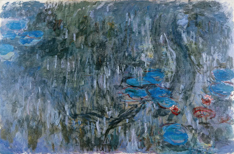 Ninféias, reflexos de salgueiro - Claude Monet