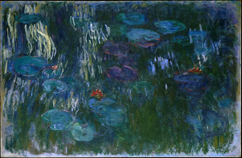 Ninféias, reflexos de salgueiro - Claude Monet