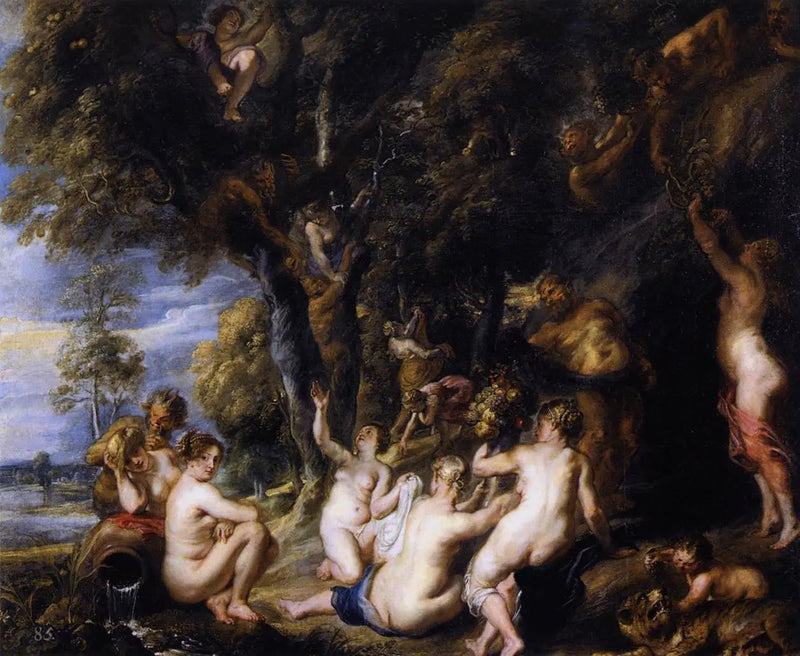  Ninfas e Sátiros - Peter Paul Rubens