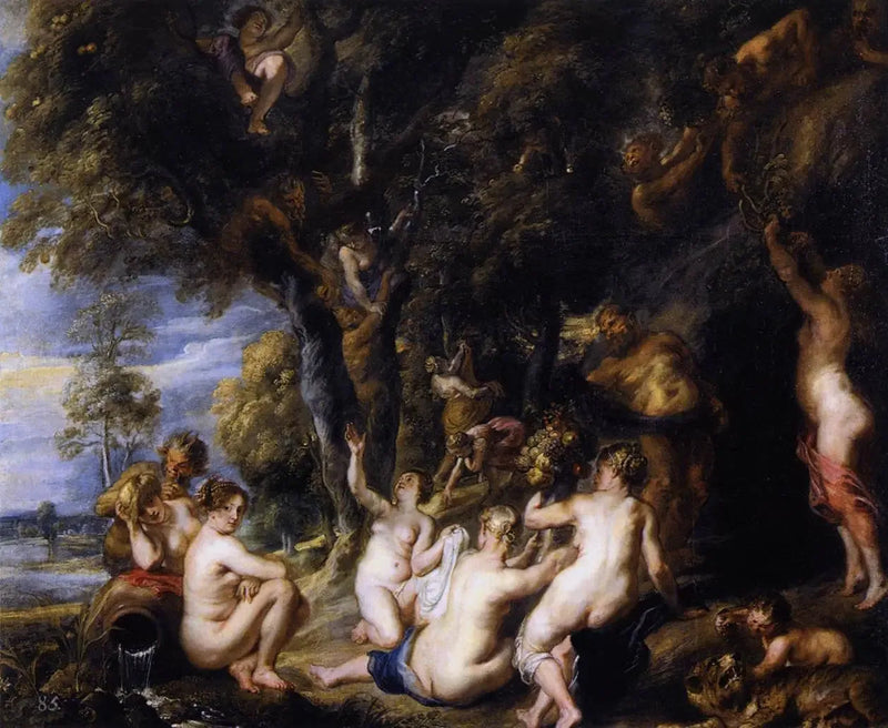  Ninfas e Sátiros - Peter Paul Rubens
